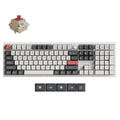 Keychron q6 ultra-p1 8k wireless custom mechanical keyboard (wit, us lay-out (qwerty), silk pom red, 100%, rgb, hot swap, 8k, 2.4 ghz bluetooth 5.2 usb-c)