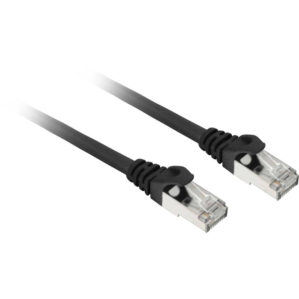 Sharkoon patchkabel sftp, rj-45 met cat.7a (zwart, 2 meter, ruwe kabel)