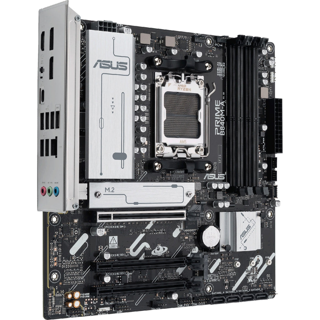 Asus prime b840m-a-csm socket am5 moederbord ( 2,5gb-lan, sound, µatx)