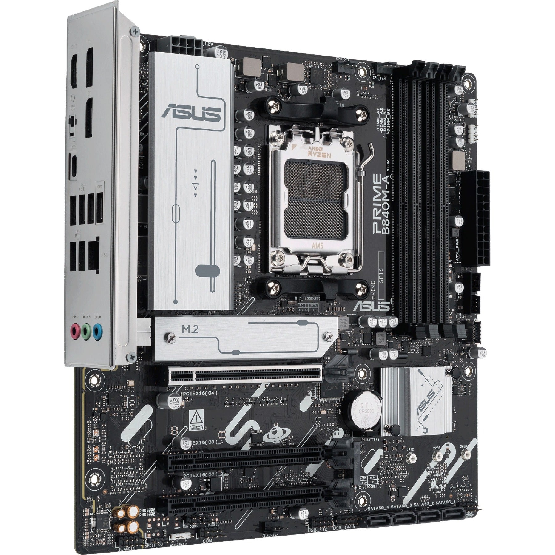 Asus prime b840m-a-csm socket am5 moederbord ( 2,5gb-lan, sound, µatx)