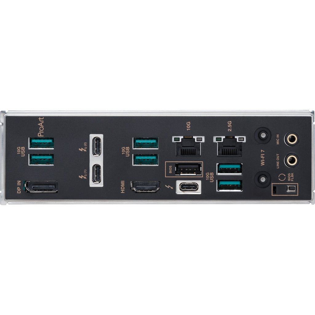 Asus proart z890-creator wifi socket 1851 moederbord (raid, 2.5gb-lan, 10gb-lan, wi-fi 7, bt, sound, atx)