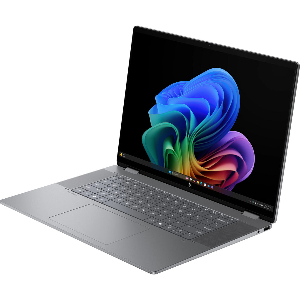 Hp omnibook x flip 16-ar0070nd 16 copilot+ 2-in-1 laptop (zilver | ryzen ai 7 350 | radeon 860m | 24 gb | 1 tb ssd | touch)