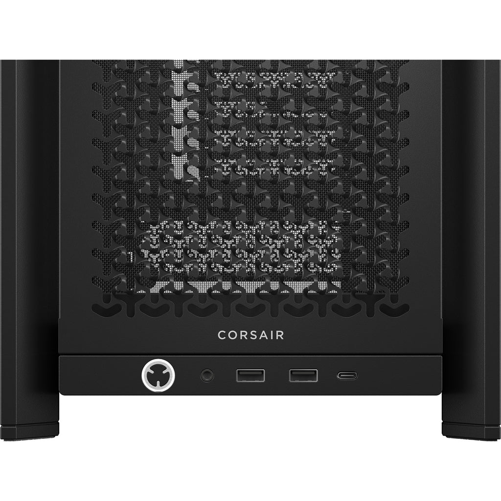 Corsair frame 4000d midi tower behuizing (zwart | 2x usb-a | 1x usb-c | tempered glass)