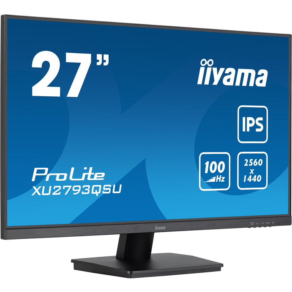 Iiyama prolite xu2793qsu-b7 27 monitor (zwart, hdmi, displayport, 2x usb-a, usb-b)