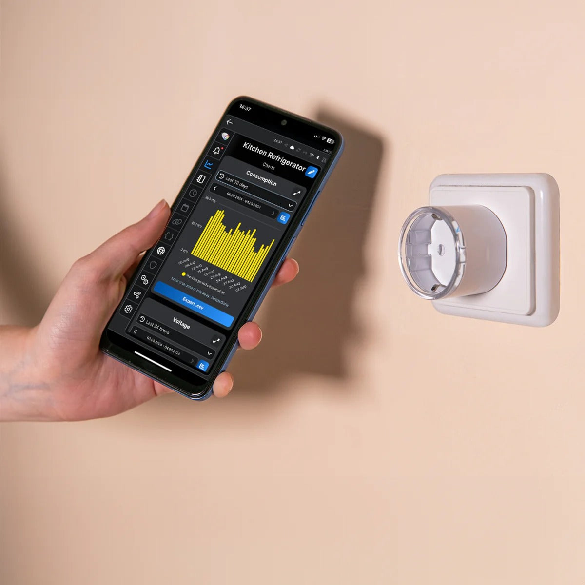 Shelly plug s gen3 slimme wifi, 4 stuks stekker (zwart, matter, wifi, bluetooth)