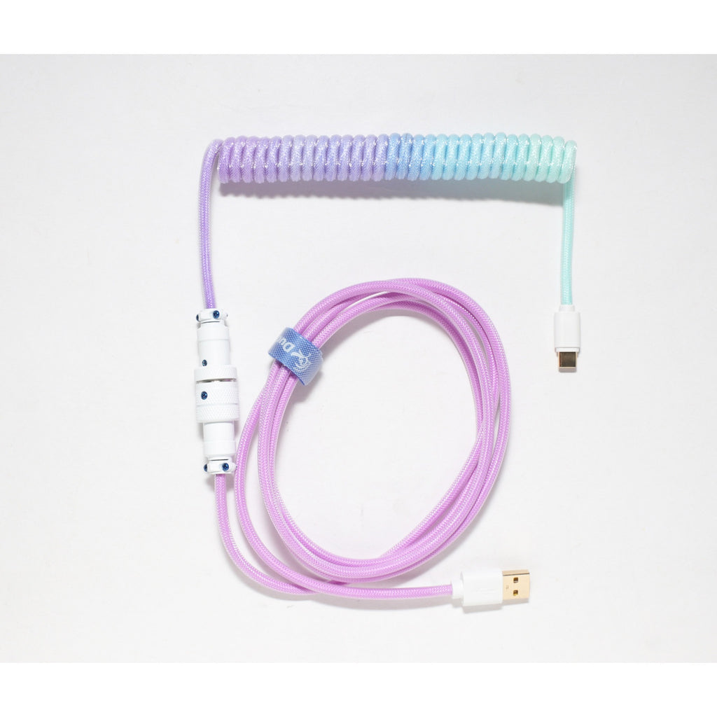 Ducky coiled cable v2 - azure kabel