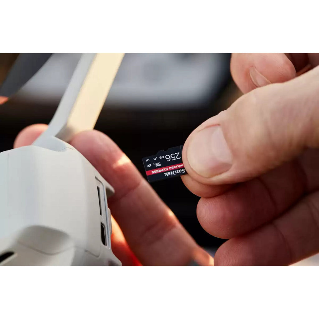 Sandisk microsd express 256 gb geheugenkaart (zwart, class 3 (u3))