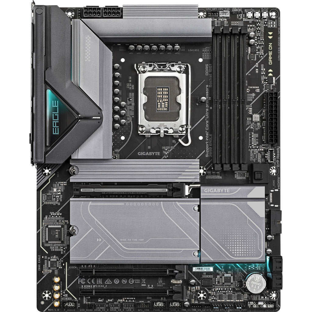 Gigabyte z890 eagle socket 1851 moederbord (raid, 2.5gb-lan, sound, atx)