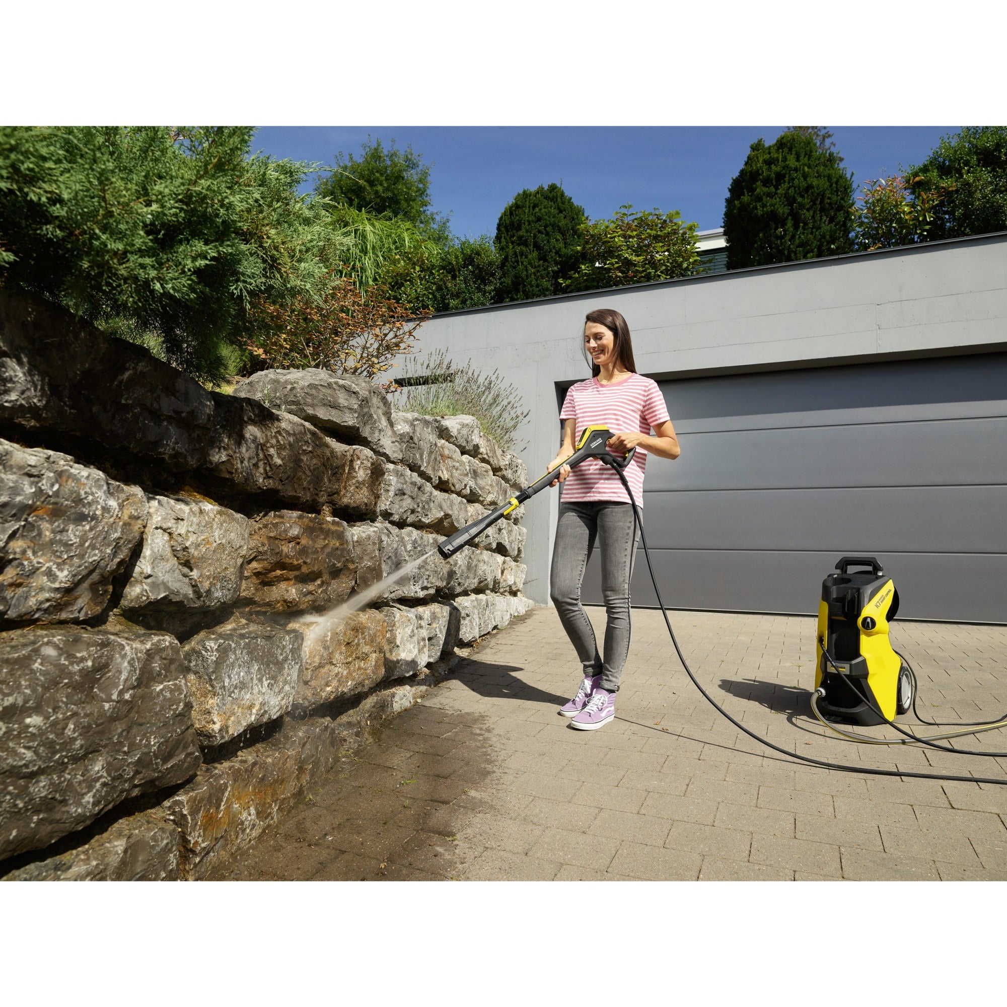 Kärcher k 7 premium smart control home hogedrukreiniger (geel zwart, 1.317-233.0, bluetooth)