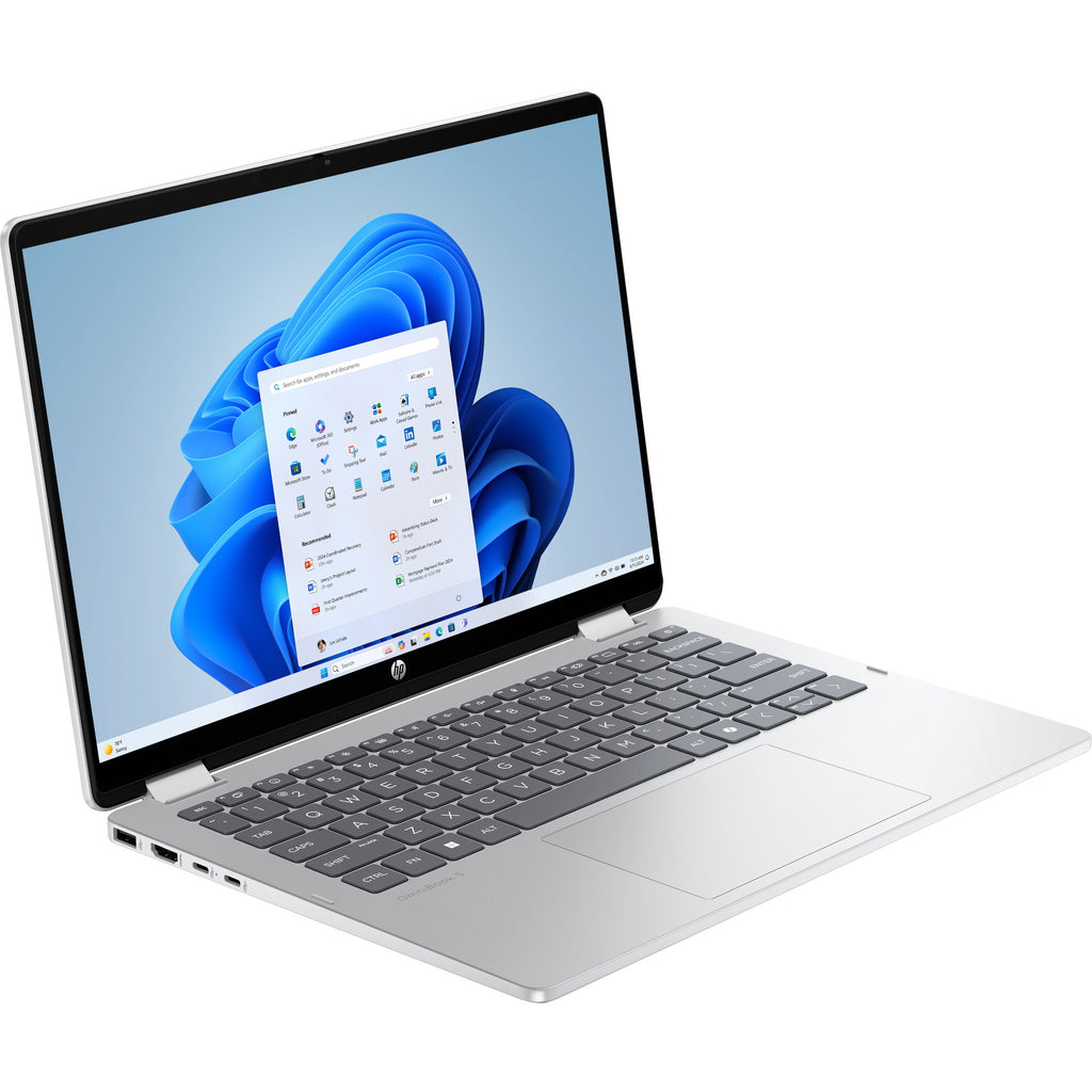 Hp omnibook 5 flip 14-fp0030nd (c5vm2ea) 14 2-in-1 laptop (zilver | core 3 100u | intel graphics | 8 gb | 512 gb ssd | touch)