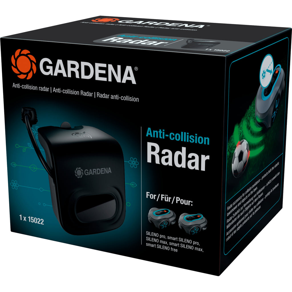 Gardena antibotsingsradar voor (smart) sileno-robotmaaiers sensor (voor slimme robotmaaiers sileno pro, max, free)