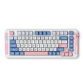 Mchose x75 pink blue icy creamsicle wireless gasket mount mechanical, toetsenbord (wit pink, us lay-out, kailh box icy creamsicle, 75%, rgb, hot swap, double-shot pbt, draadloos bluetooth usb-c)