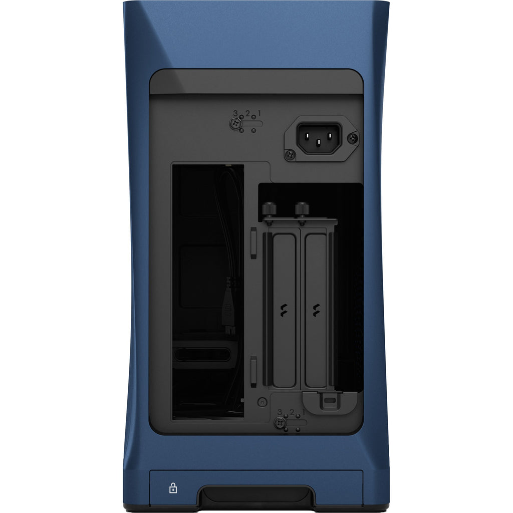 Fractal design era 2 midnight blue mini tower behuizing (donkerblauw | 2x usb-a | 1x usb-c)