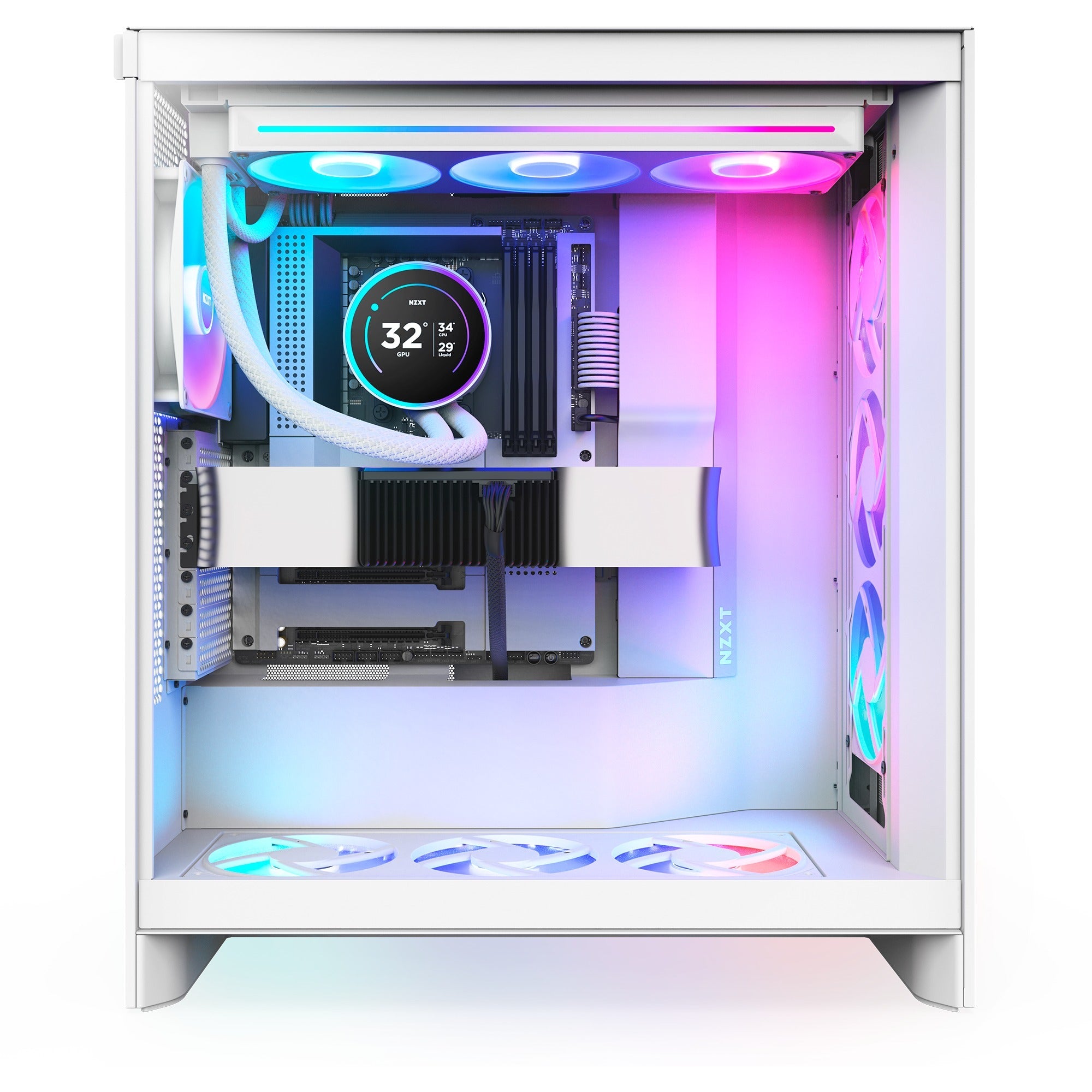 Nzxt kraken elite 360 rgb waterkoeling (wit)