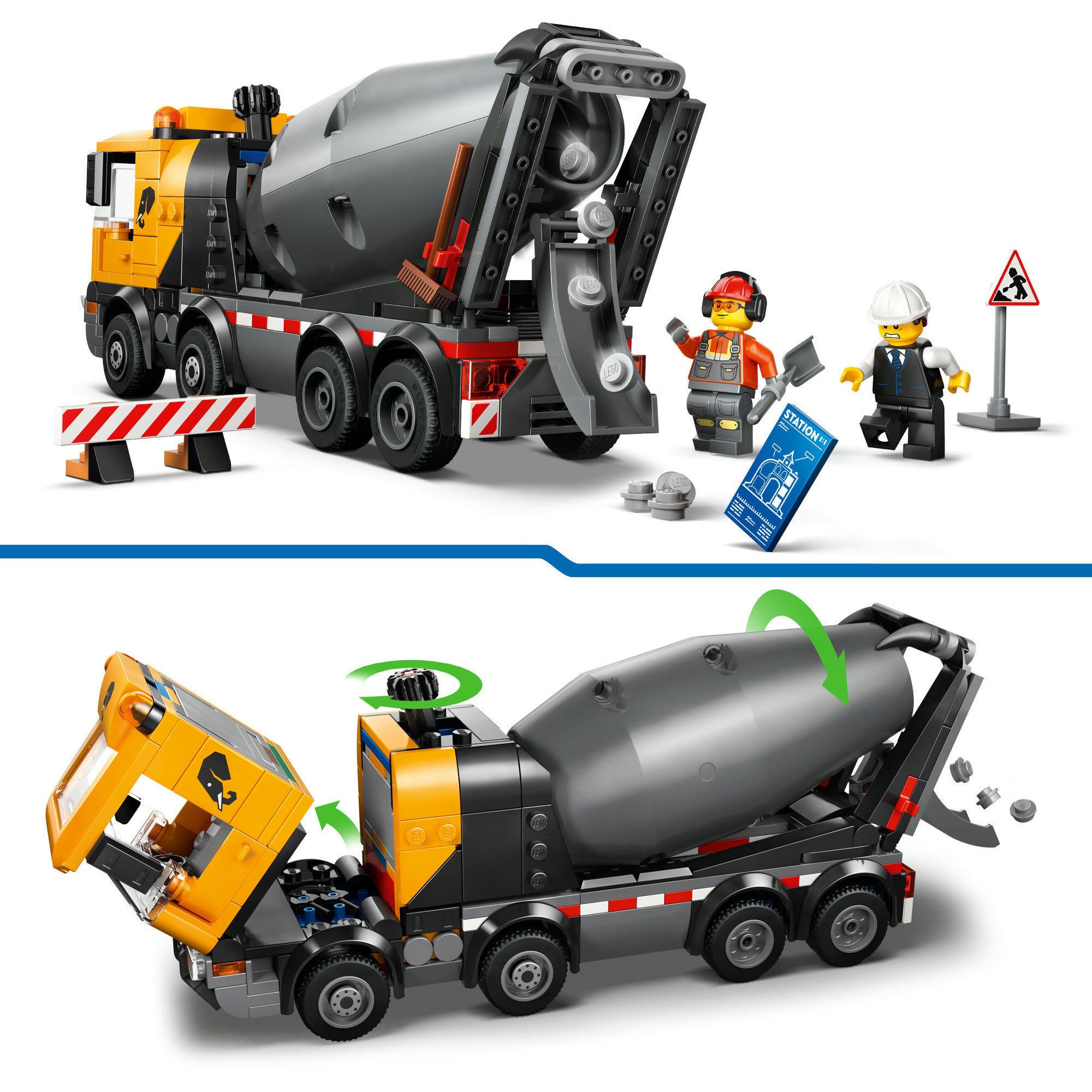 Lego city 60478 cementwagen