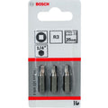 Bosch bit 4-kant r3 extra-hard 1 4 25mm, 3 stuks