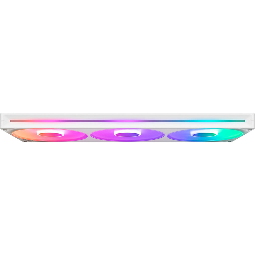 Nzxt f420 rgb core case fans (wit, 3 stuks, 420 x 140 x 26 mm)