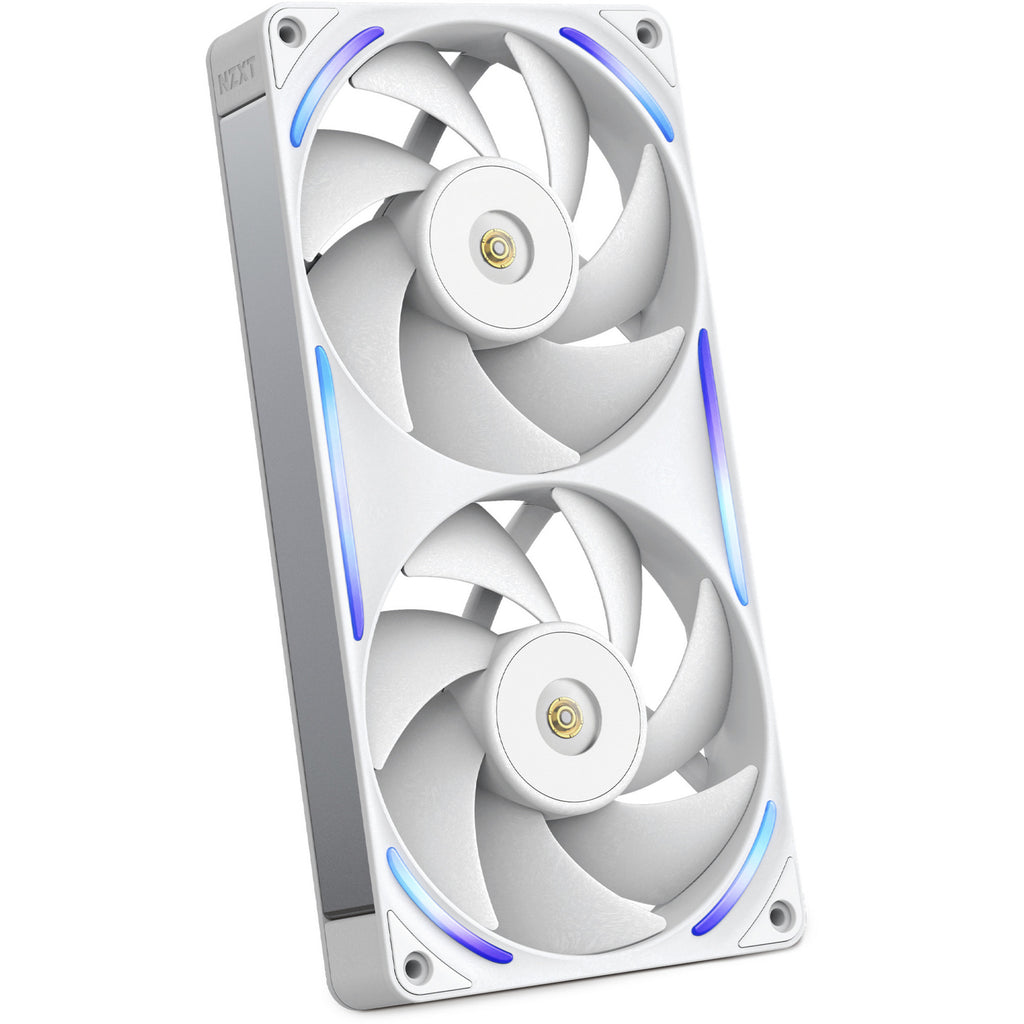 Nzxt f240x rgb case fans (wit, 2 stuks, 240 x 120 x 30 mm, pwm)