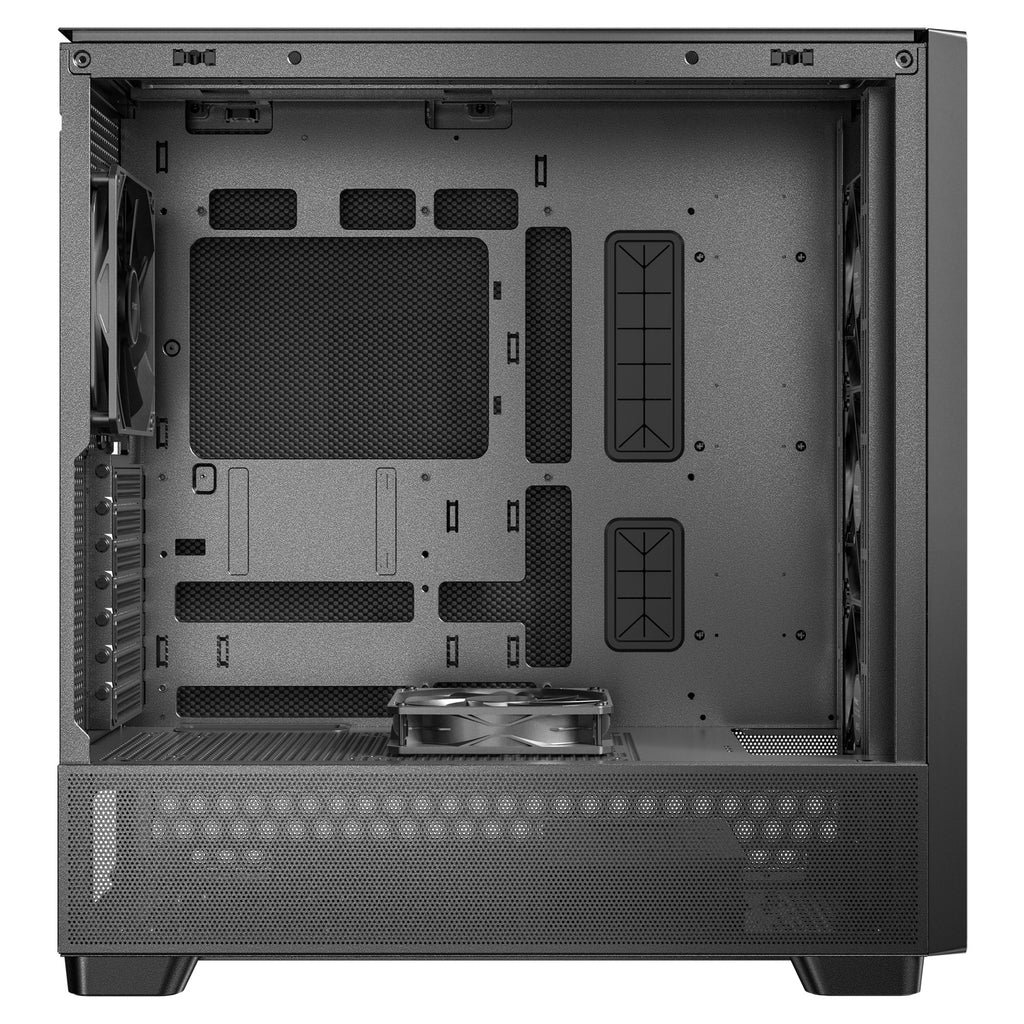 Antec flux se midi tower behuizing (zwart | 2x usb-a | 1x usb-c)