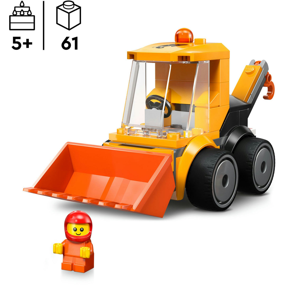 Lego city voertuigen rides – bouwlader