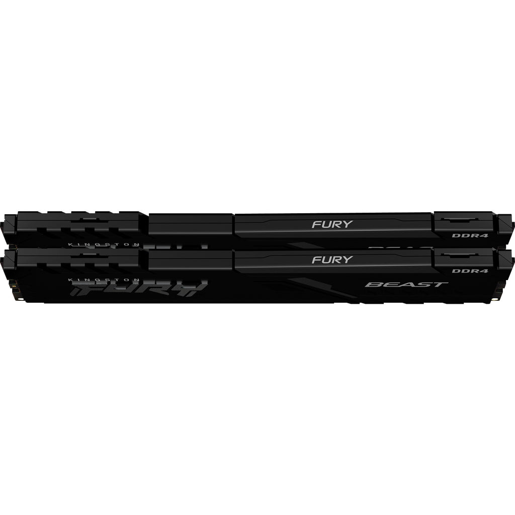 Kingston fury beast 32 gb ddr4-3200 (2x 16 gb) werkgeheugen (zwart, kf432c16bb1k2 32, xmp 2.0)