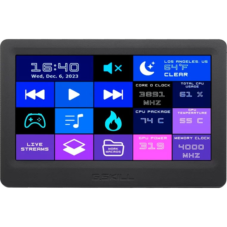 G.skill wigidash gaming keypad (zwart)