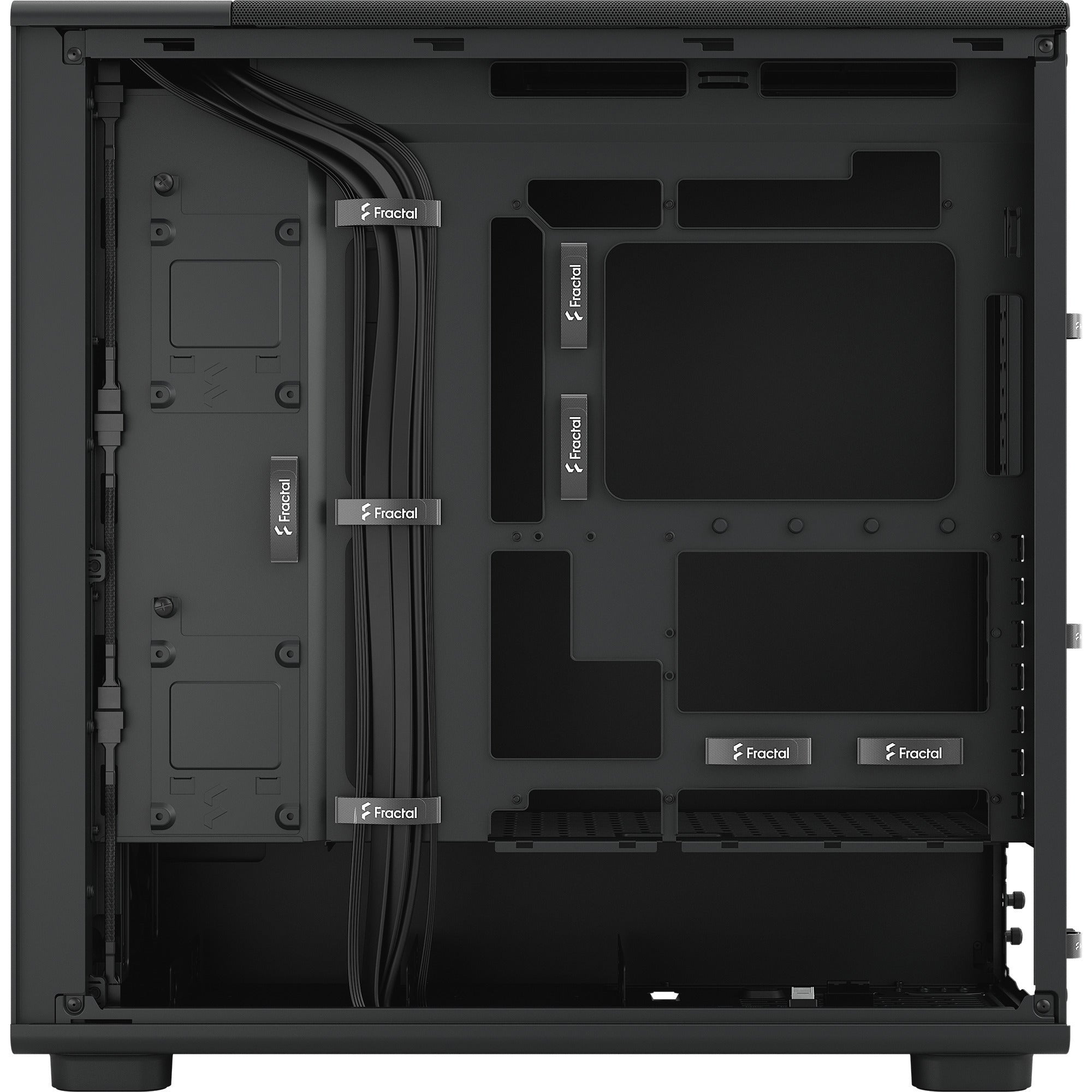 Fractal design epoch xl solid midi tower behuizing (zwart | 2x usb-a | 1x usb-c)