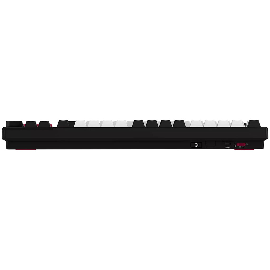 Lorgar kbp70tklw rgb mechanisch gaming toetsenbord (zwart, us lay-out (qwerty), logar toxic purple, 80% (tkl), rgb, hot-swappable, pbt double-shot, bluetooth | 2.4ghz | usb)