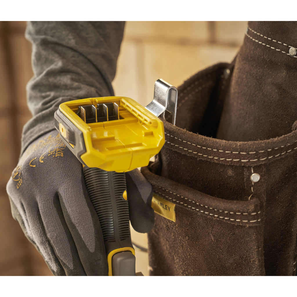 Stanley fatmax v20 18v schroefklopboormachine klopboorschroevendraaier (zwart geel, 2 accu's en oplader inbegrepen, met koffer)