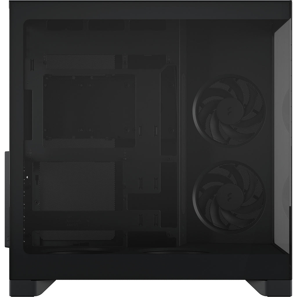 Fractal design pop 2 vision midi tower behuizing (zwart | 1x usb-a | 1x usb-c | tempered glass)