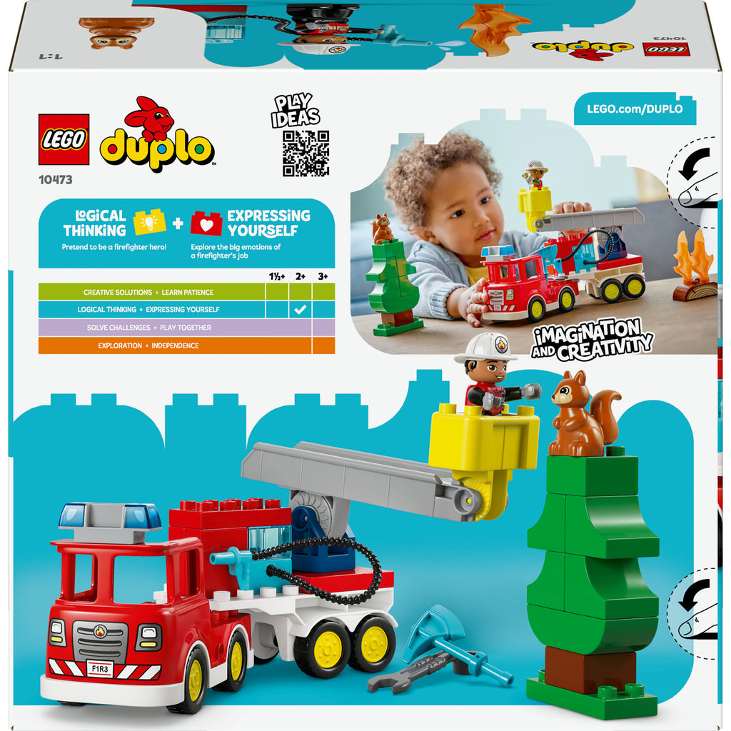 LEGO Duplo 10473 Feuerwehrwagen mit Schlauch und Feuerwehrmann