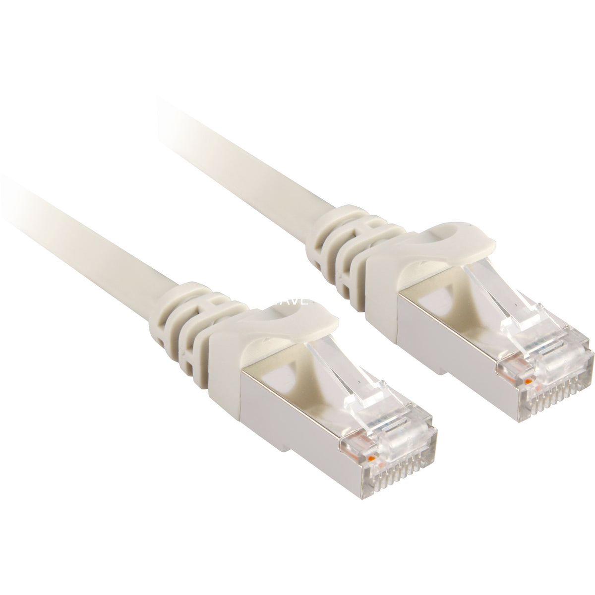 Sharkoon cat.6 netwerkkabel (grijs, 1 meter, sftp, rj-45)