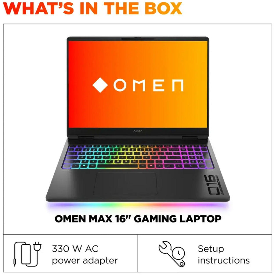 Hp omen max 16-ah0370nd 16 gaming laptop (zwart | core ultra 7 255hx | rtx 5070 ti | 32 gb | 2 tb ssd)