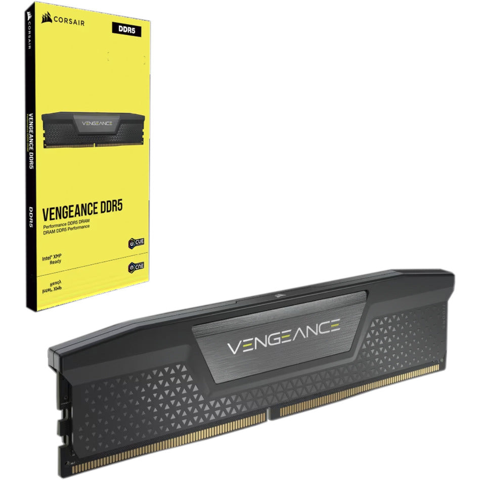 Corsair 32 gb ddr5-6000 (2x 16 gb) kit werkgeheugen (grijs, cmk32gx5m2b6000z38, vengeance, expo, xmp)