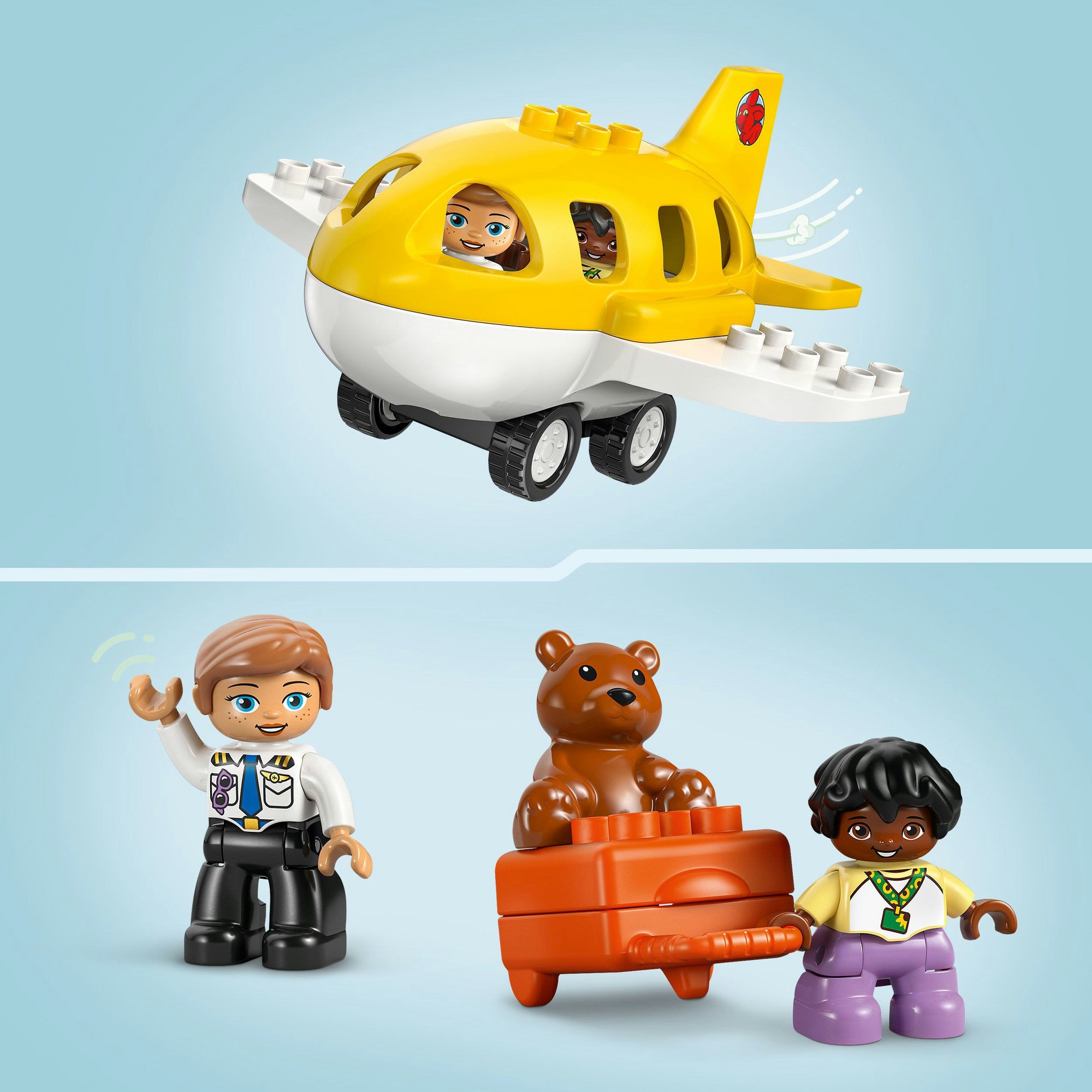 Lego duplo - eerste bezoek aan de luchthaven constructiespeelgoed (10443)