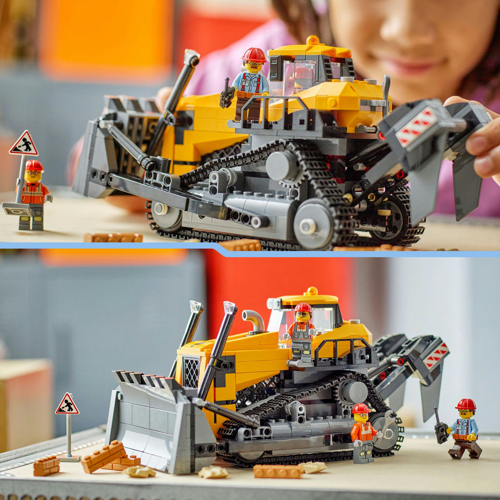 LEGO City 60466 Gelber Bulldozer