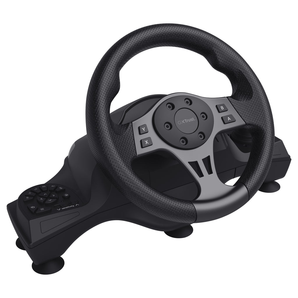 Trust gxt 289 movi racestuur stuur (zwart, pc, xbox series x s, switch, playstation 4)