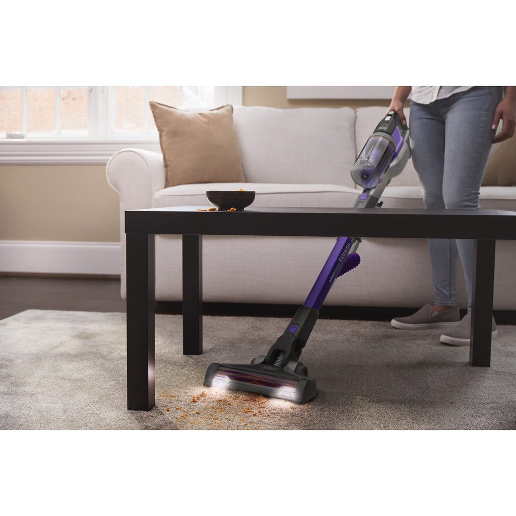 Black+decker 36v 4-in-1 powerseries extreme pet steelstofzuiger (paars)
