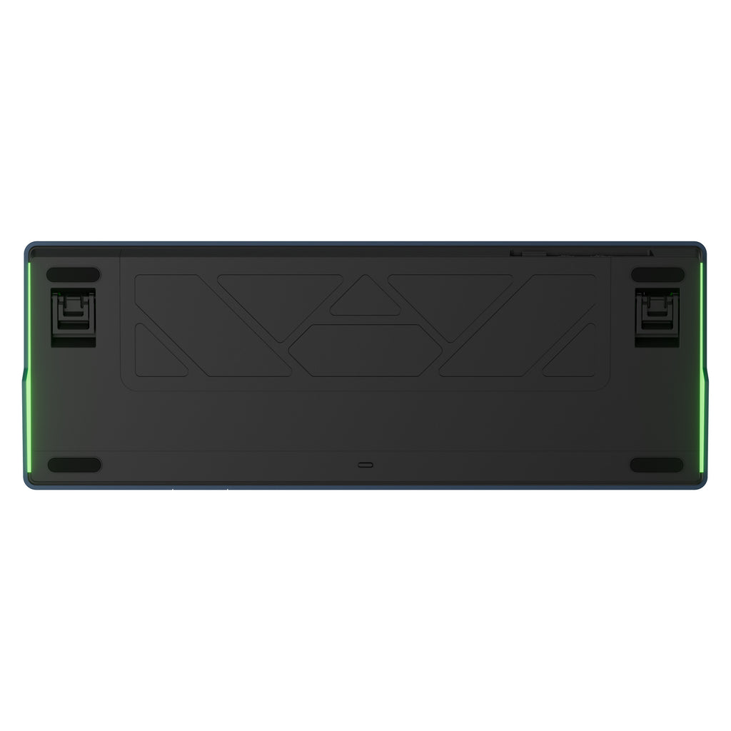 Ducky ok-m-98 rgb mechanisch toetsenbord (zwart, us lay-out (qwerty), ktt linear, 96%, rgb, hot-swap, pbt, 2.4 ghz | bluetooth | usb-c)