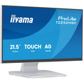Iiyama prolite t2252msc-w2ag 21.5 touchscreen monitor (wit (mat), 1x displayport, 1x hdmi, 2x usb-a)