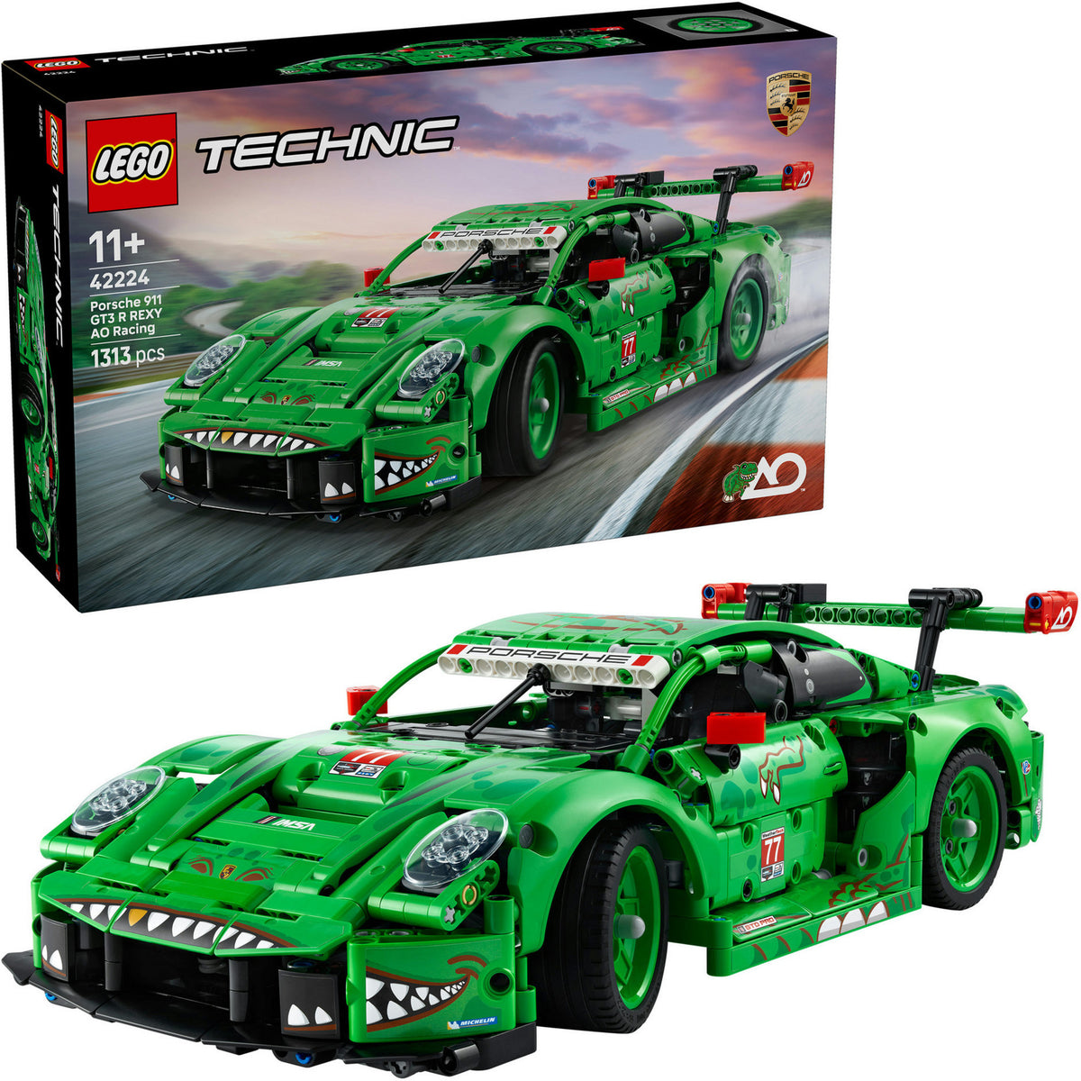 LEGO Technic 42224 Porsche 911 GT3 R Rexy AO Rennwagen