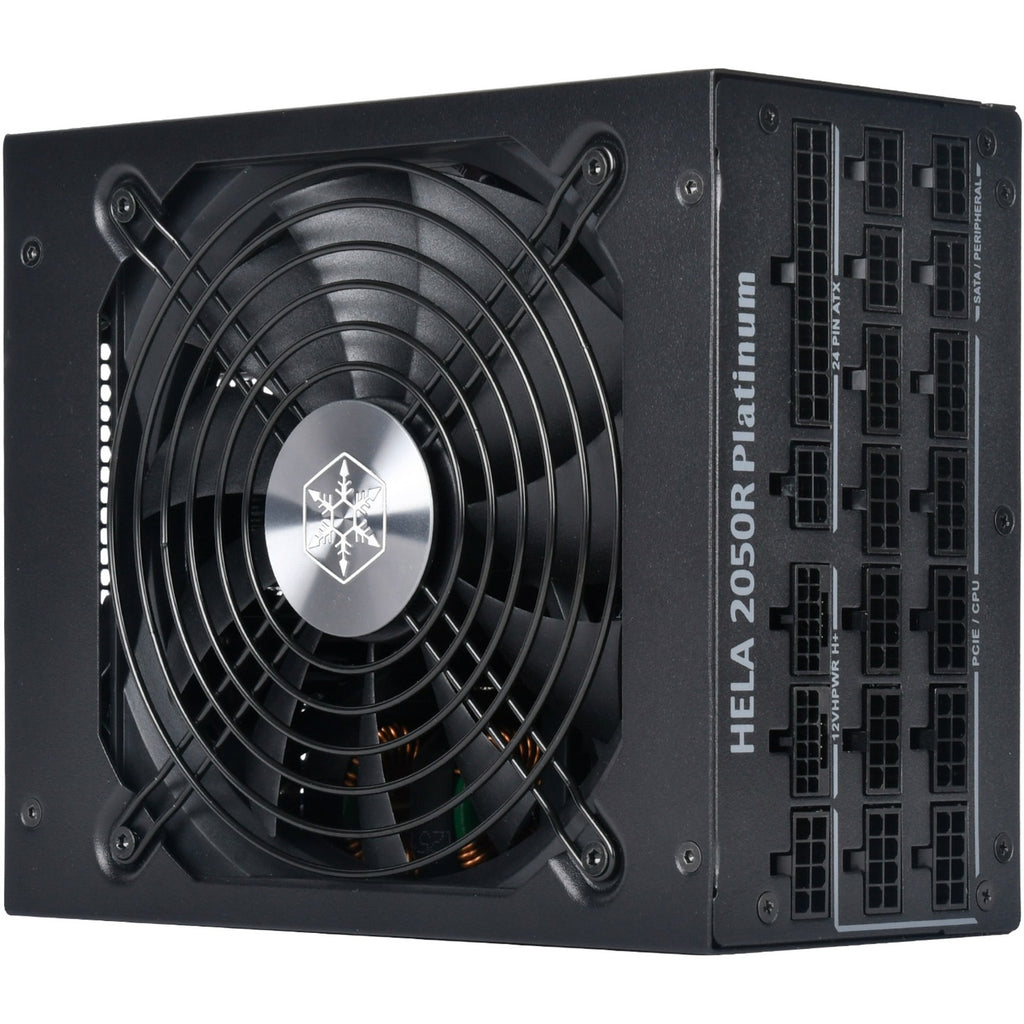 Silverstone hela 2050r platinum, modulaire 2050 watt voeding (zwart, 14x pcie)