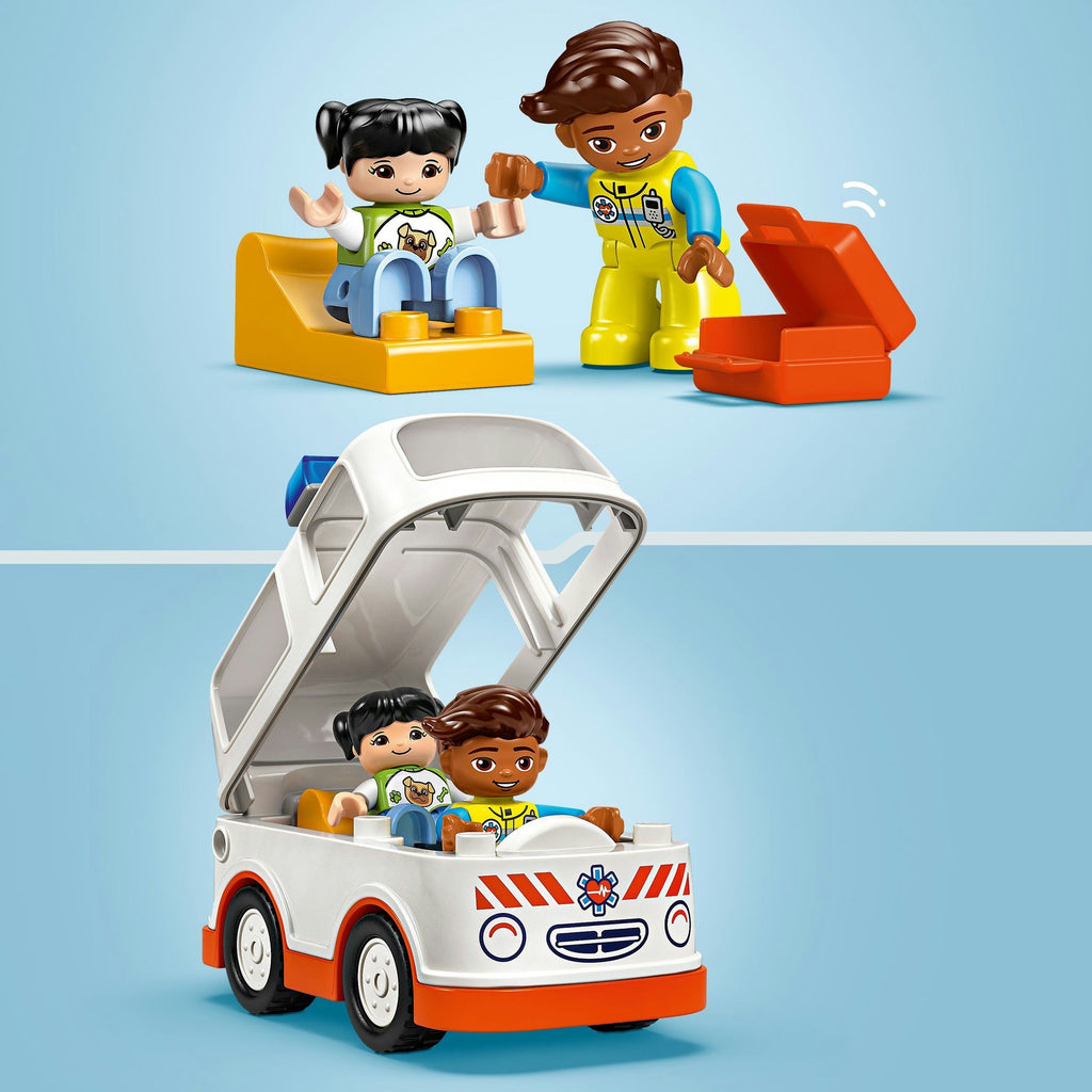 LEGO Duplo Stadt 10447 Krankenwagen mit Fahrer