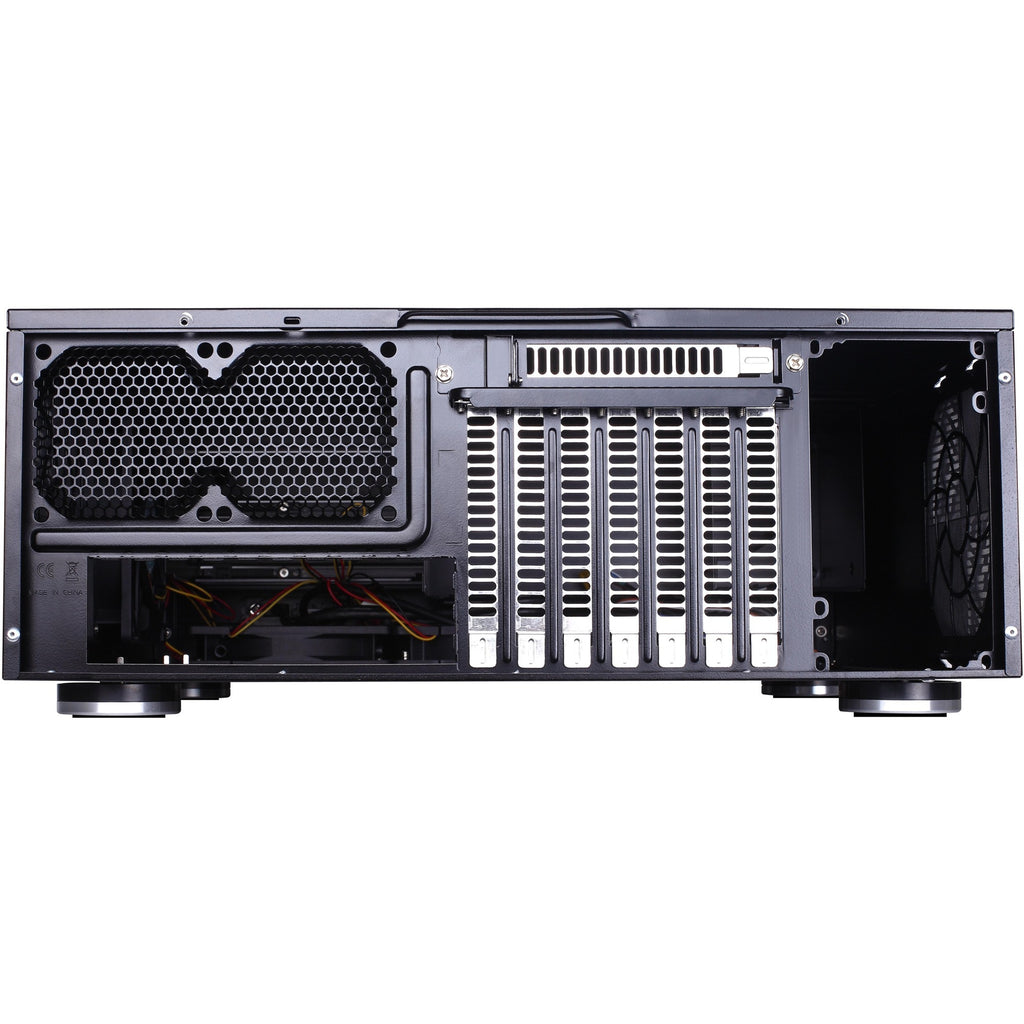 Silverstone sst-gd07b-c htpc behuizing (zwart | 1x usb-a | 1x usb-c)