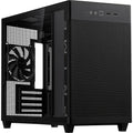 Asus prime ap201 mini tower behuizing (zwart | 2x usb-a | 1x usb-c | tempered glass)