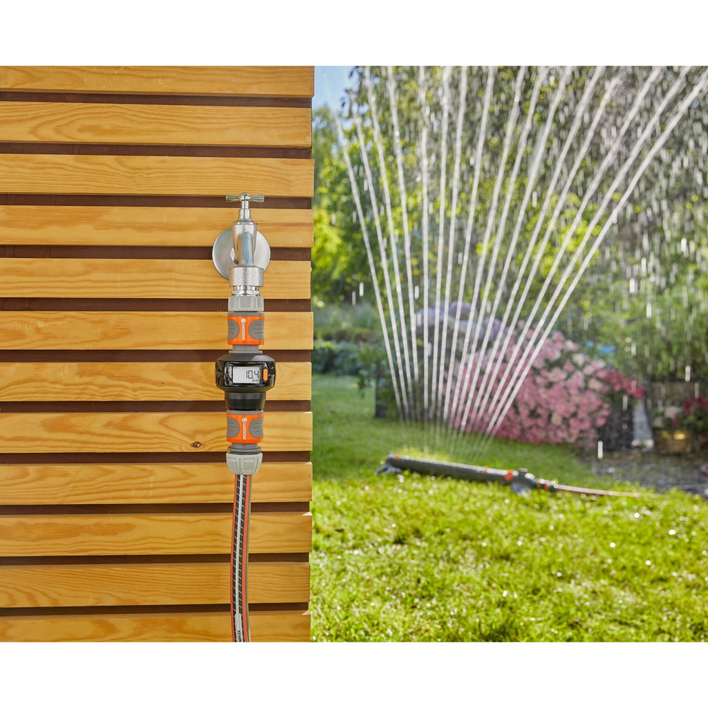 Gardena watermeter aquacount meetapparaat (grijs oranje, 18350-20)