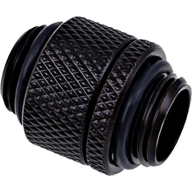 Alphacool eiszapfen double nipple rotatable g1 4 ag to g1 4 ag aansluiting (zwart)