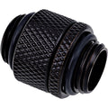 Alphacool eiszapfen double nipple rotatable g1 4 ag to g1 4 ag aansluiting (zwart)