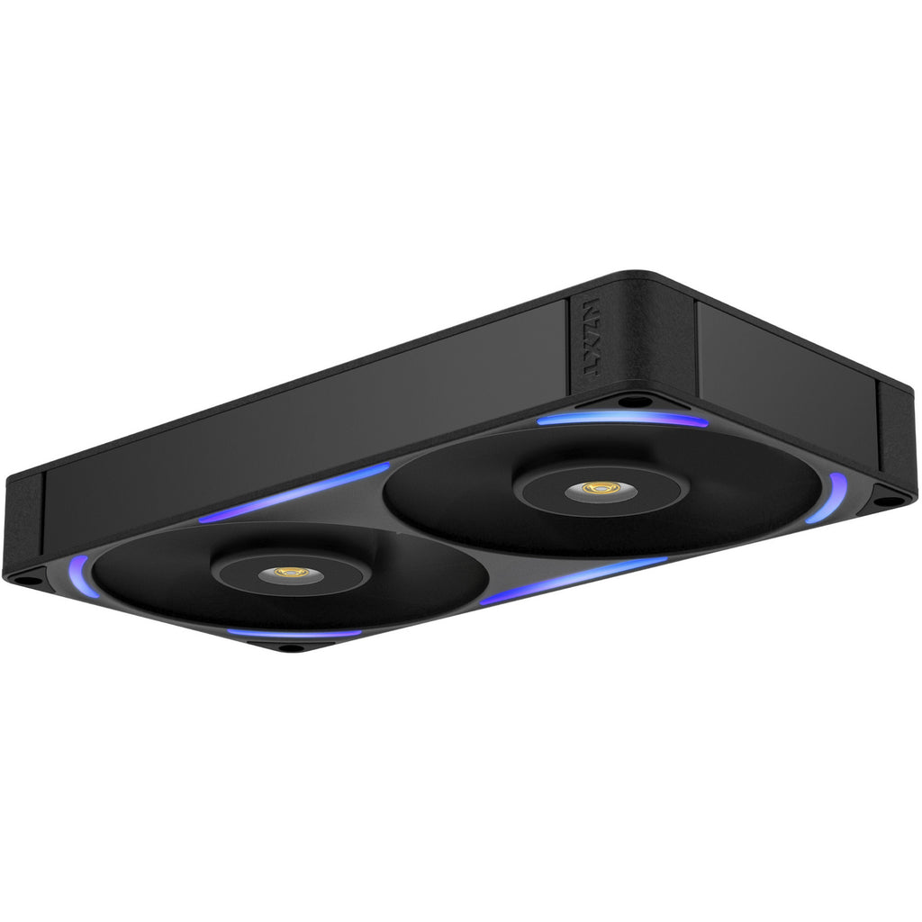 Nzxt f240x rgb case fans (zwart, 2 stuks, 240 x 120 x 30 mm, pwm)