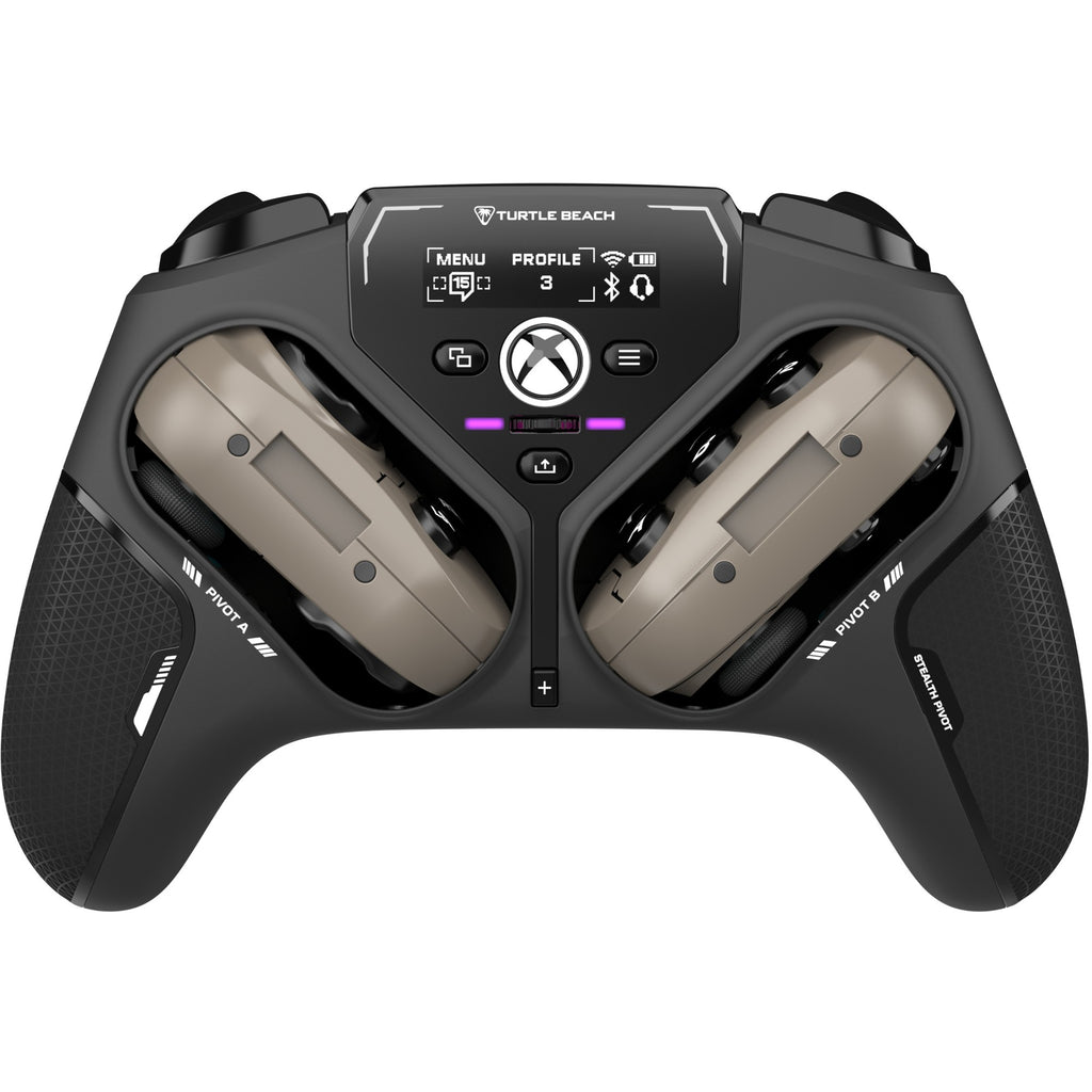 Turtle beach stealth pivot draadloze slimme controller (zwart, 2,4 ghz bluetooth usb, pc, xbox, android)
